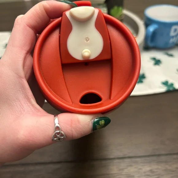 Vera Bradley Penguin Travel Mug with Red Lid - Picture 6 of 8